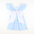 Light Blue Bow Pinafore