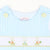 Smocked Easter Bunny Shortall - Sky Check Seersucker - Stellybelly