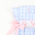 Smocked Silhouette Bunnies Dress - Light Blue Wide Check