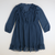 Midnight Blue Swiss Dot Long Sleeve Dress - Stellybelly
