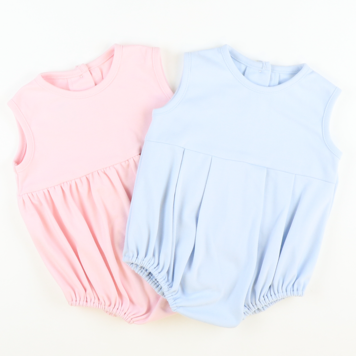 Playtime Sleeveless Knit Bubble - Light Pink