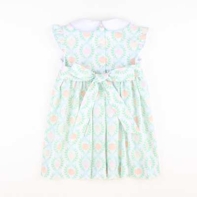 Smocked Heirloom Pumpkins Collared Dress - Stellybelly