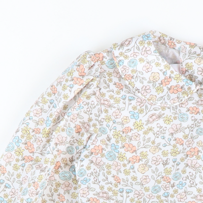 Autumn Floral Collared Dress - Stellybelly