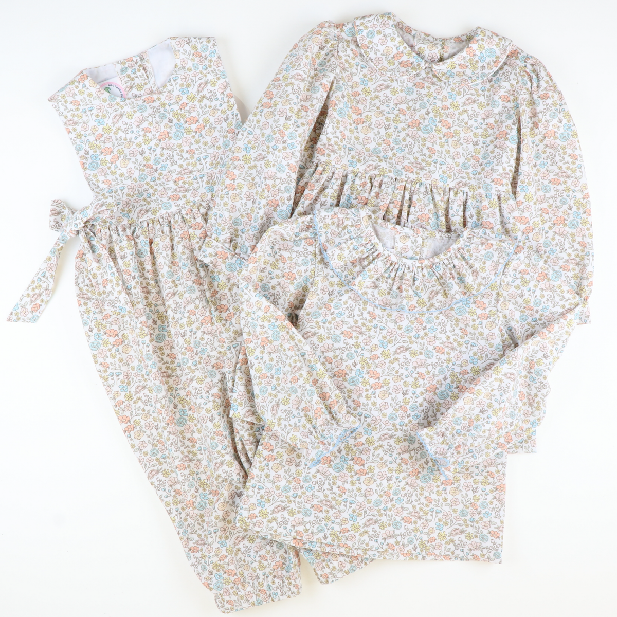 Autumn Floral Girl Long Romper - Stellybelly