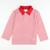Signature L/S Knit Polo - Holiday Red Stripe