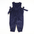 Classic Corduroy Romper - Navy Blue