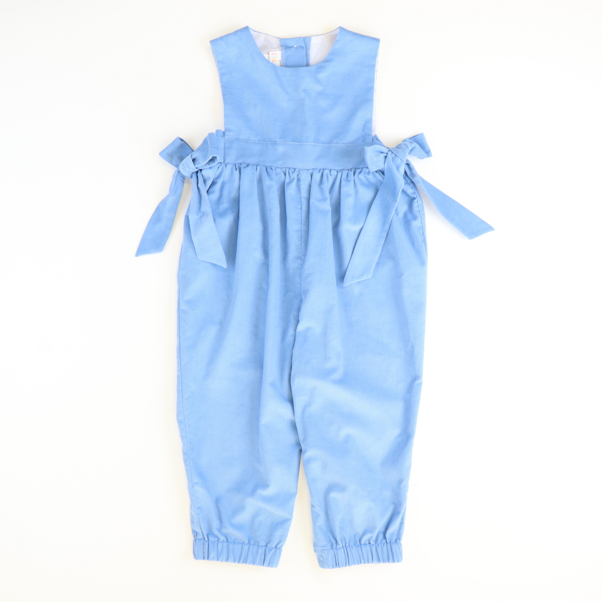 Corduroy Long Romper - Party Blue - Stellybelly