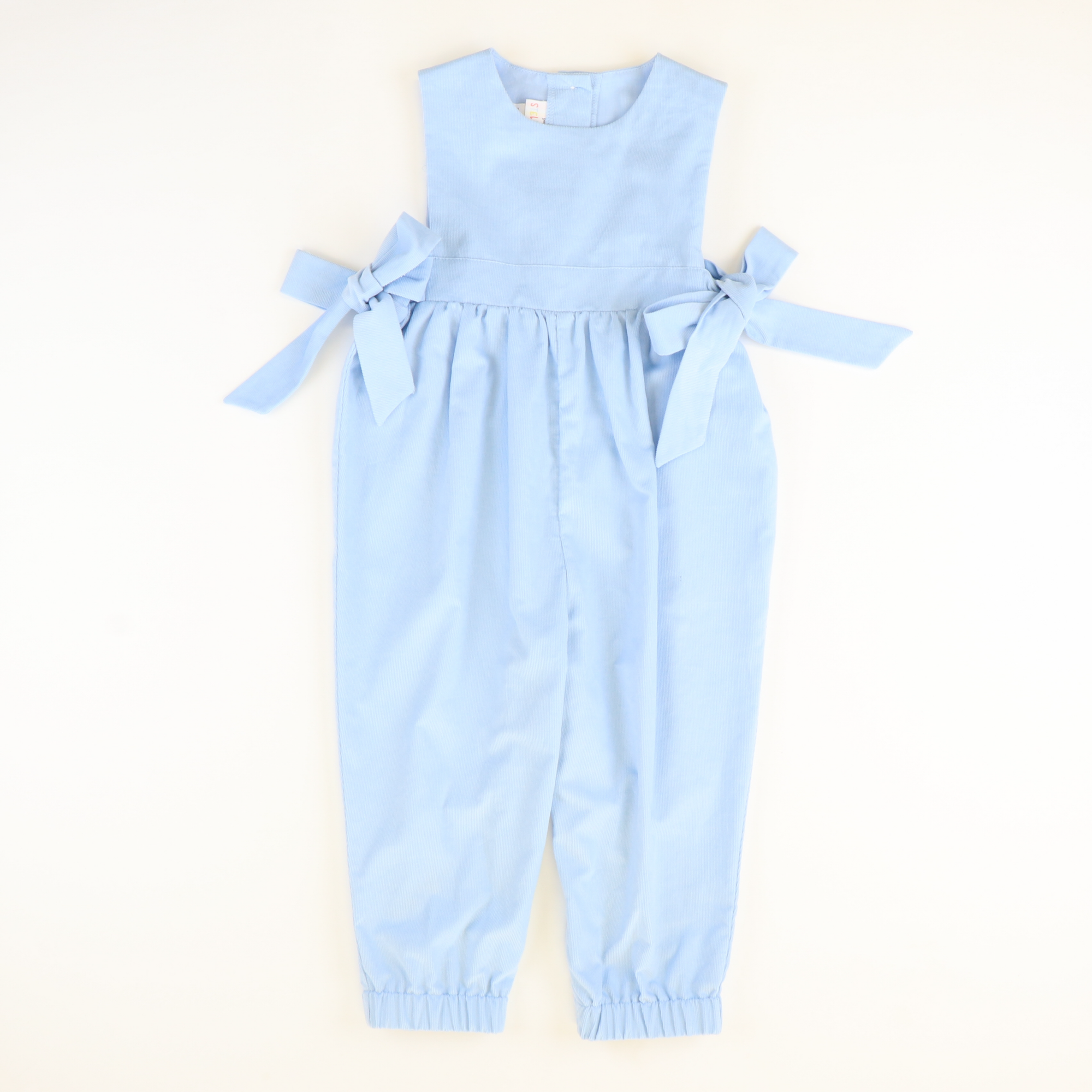 Classic Corduroy Romper - Light Blue