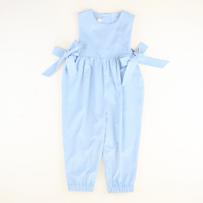 Classic Corduroy Romper - Light Blue