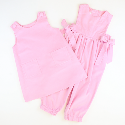 Classic Corduroy Jumper - Light Pink