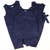 Classic Corduroy Romper - Navy Blue
