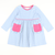 Long Sleeve Pocket Dress - Party Blue Stripe Knit - Stellybelly