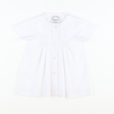 Baby Girl Daygown - Classic White - Stellybelly