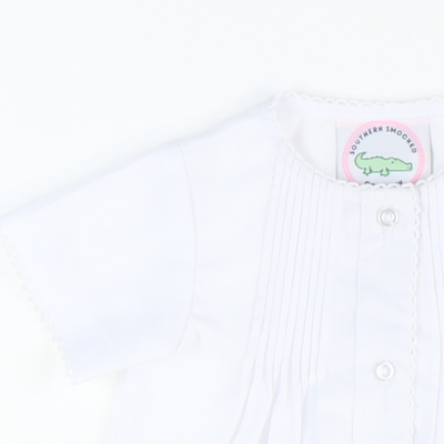 Baby Girl Daygown - Classic White - Stellybelly