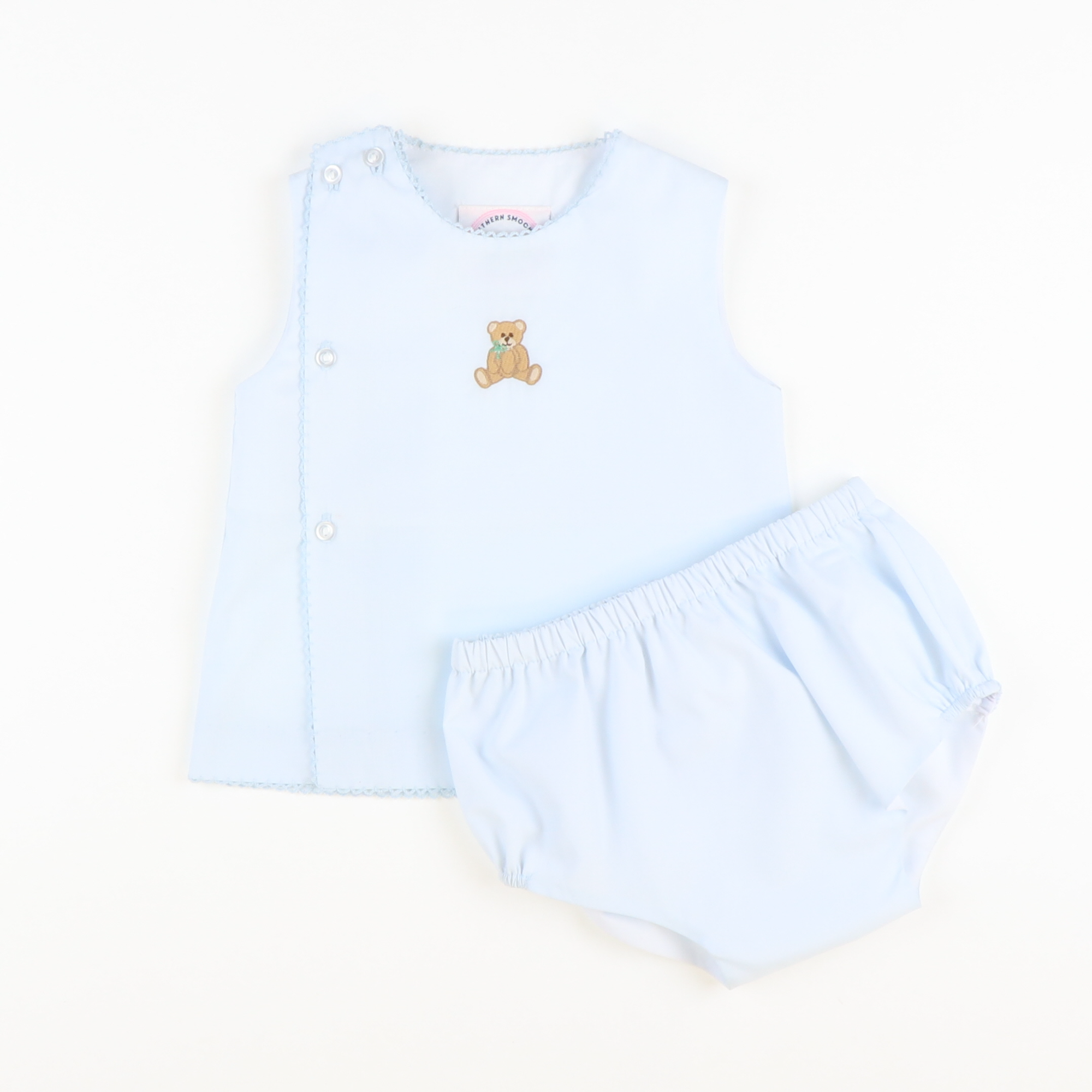 Baby Boy Scalloped Diaper Set - Stellybelly
