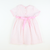 Smocked Pink Peony Dress
