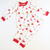 Santa's Elf White Knit Pajama Set