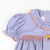 Embroidered Turkey Geo Girl Bubble - Royal Blue Sandra Plaid