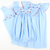 Smocked Tiny Apples Shortall - Blue Pique - Stellybelly