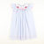 Smocked Apples & Bow Bishop - Light Blue Stripe Seersucker - Stellybelly
