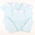 Collared Seersucker Sleeveless Top & Bloomer Set - Light Blue & Mint Stripe