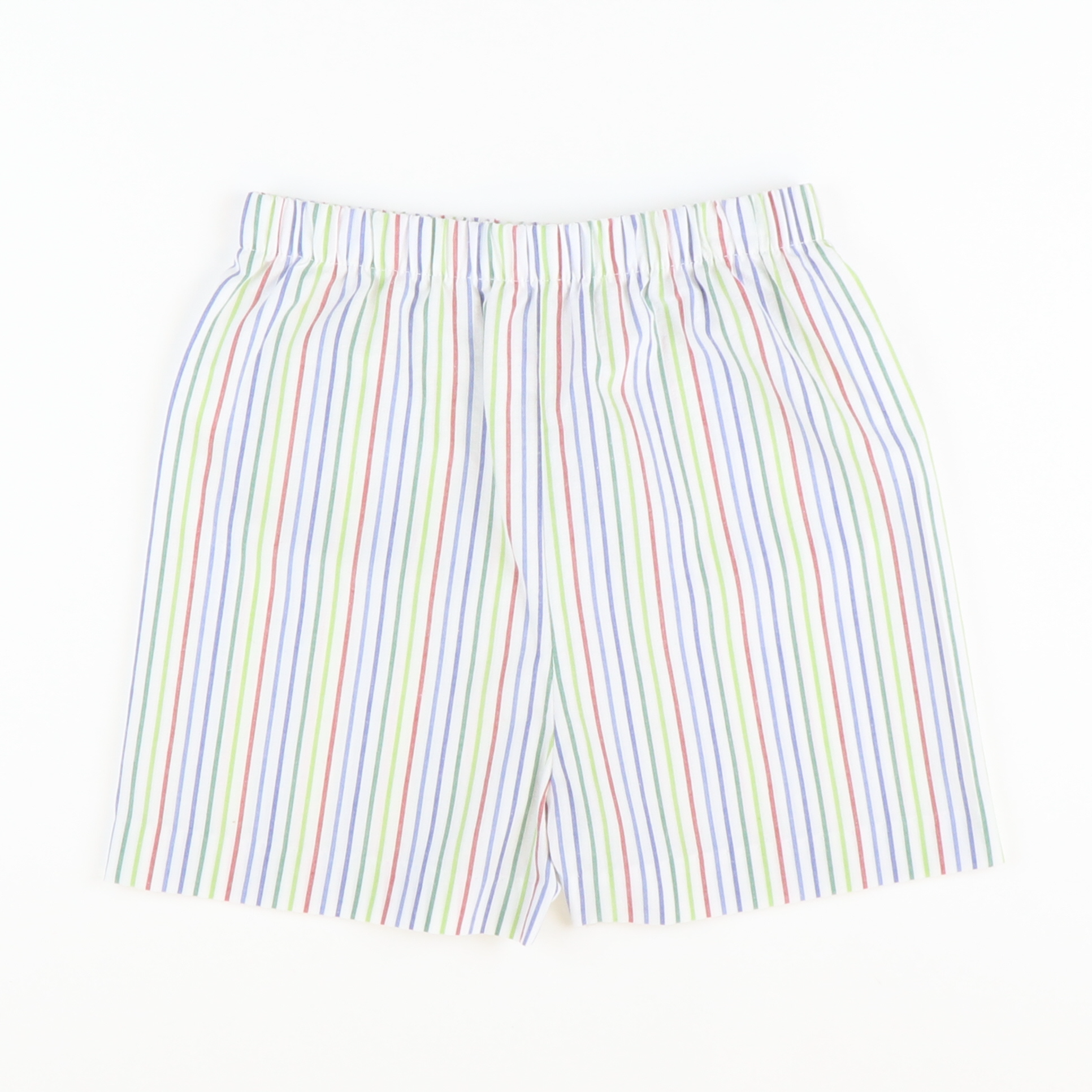 Signature Shorts - Multicolor Stripe Seersucker - Stellybelly