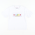 Smocked ABC & Apples Short Sleeve White Knit Shirt - Stellybelly