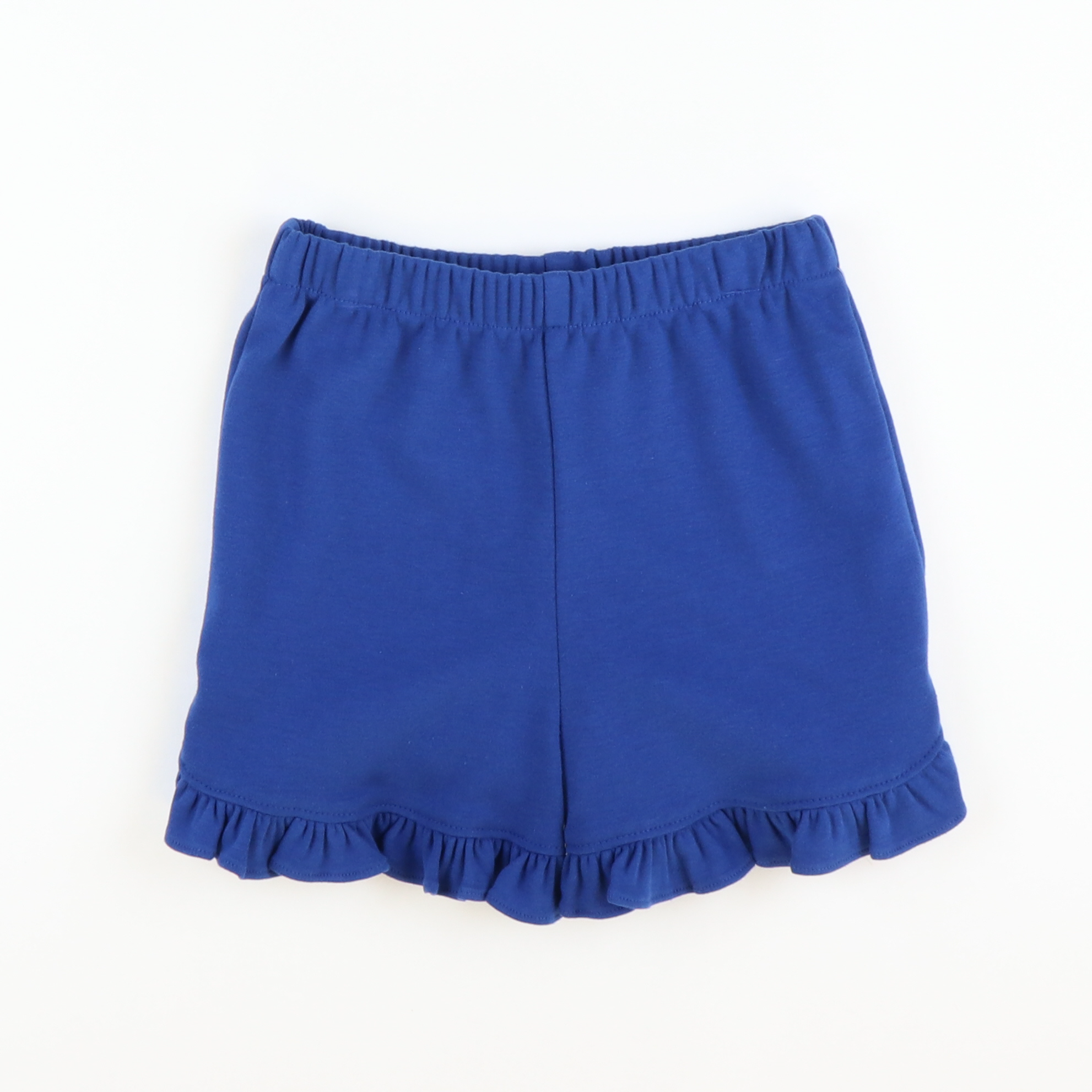 Out & About Ruffle Shorts - Royal Blue Knit - Stellybelly