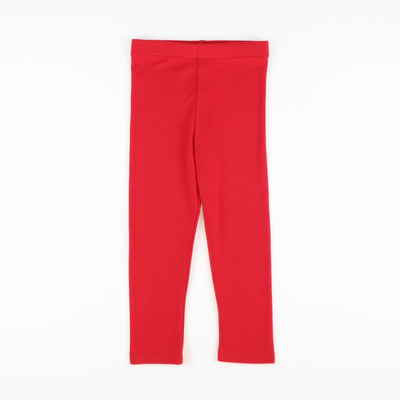 Knit Leggings - Holiday Red
