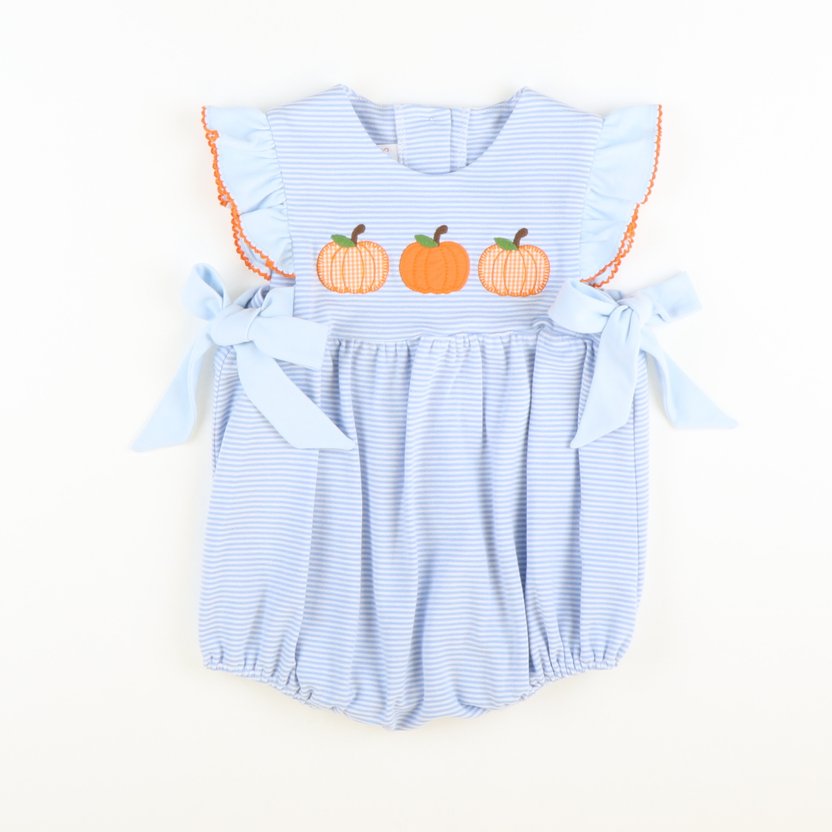 Appliqué Pumpkins Girl Bubble