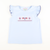 Smocked Flags and Fireworks Light Blue Knit Top