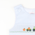 Smocked Pumpkin Tractor Shortall - Light Blue Mini Check Seersucker