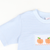 Smocked Classic Pumpkins Boy Romper - Light Blue Micro Stripe Knit