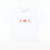 Smocked Autumn Pumpkins Short Sleeve White Knit Shirt