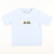 Smocked Pumpkin Tractor Short Sleeve Light Blue Knit Shirt