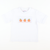 Smocked Classic Pumpkins Short Sleeve White Knit Shirt