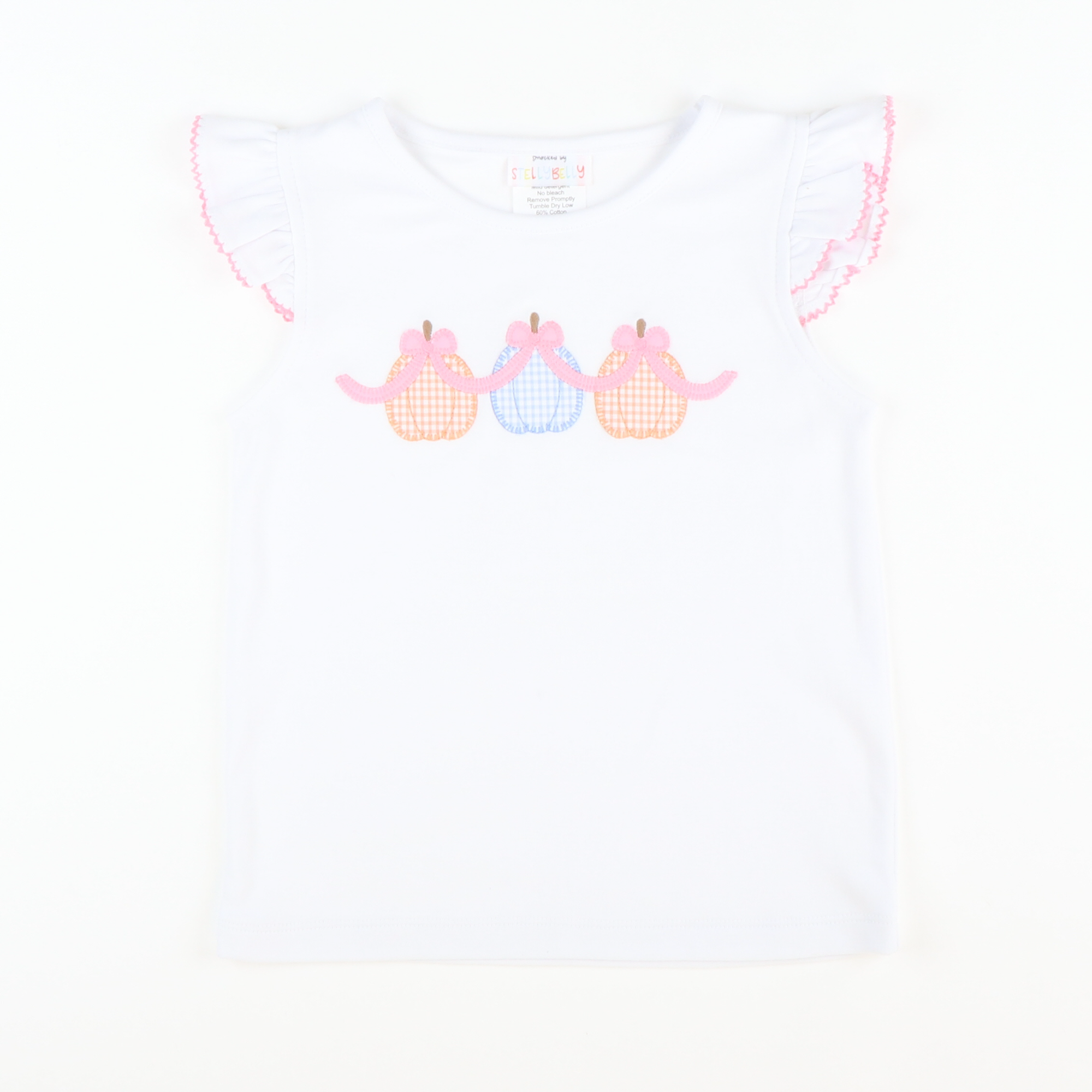 Pumpkins & Bows Appliqué Top