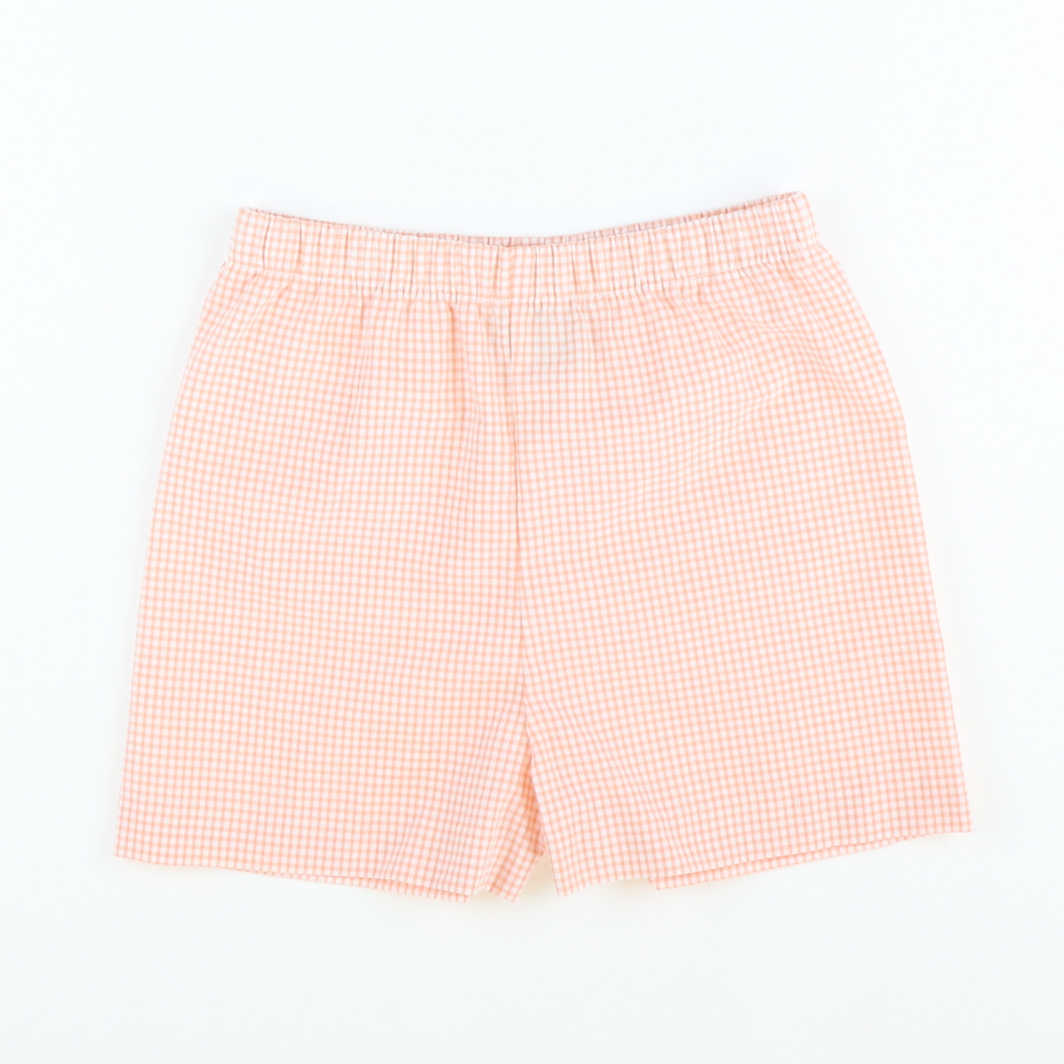 Signature Shorts - Orange Mini Check Seersucker