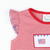 Smocked Stars and Stripes Knit Top and Ruffle Shorts Set