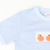 Smocked Classic Pumpkins  Knit Shirt & Shorts Set - Light Blue Micro Stripe & Light Blue Knit