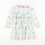 Smocked Rosette Ruffle Dress - Heirloom Christmas Trees - Stellybelly