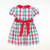 Collared Dress Christmas Party Plaid