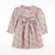 Smocked Rosette Ruffle Dress - Christmas Floral