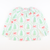 Heirloom Christmas Trees Ruffle Neck Blouse