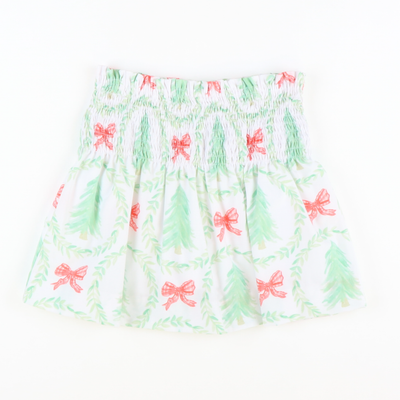 Heirloom Christmas Trees Skort