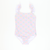 One-Piece Swimsuit - Scalloped Floral