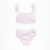 Two-Piece Swimsuit - Scalloped Floral