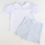 Girls Classic Short Sleeve Blouse - White Pique