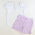 Bow Shorts - Lavender Mini Check Seersucker
