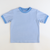 Out & About Boy Shirt - Party Blue Micro Stripe Knit